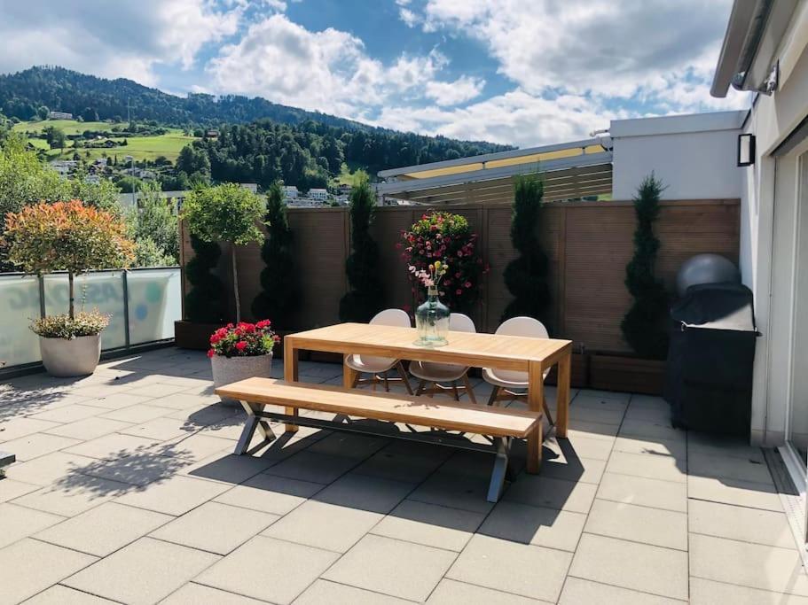Atikka, Atico, Penthouse Lejlighed Luzern Eksteriør billede