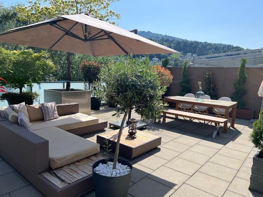 Atikka, Atico, Penthouse Lejlighed Luzern Eksteriør billede